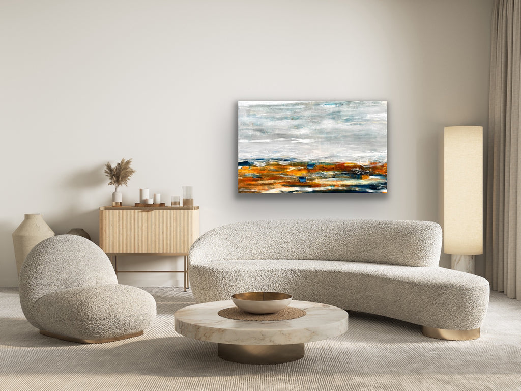 Sous un ciel d'acier - 30" x 48"