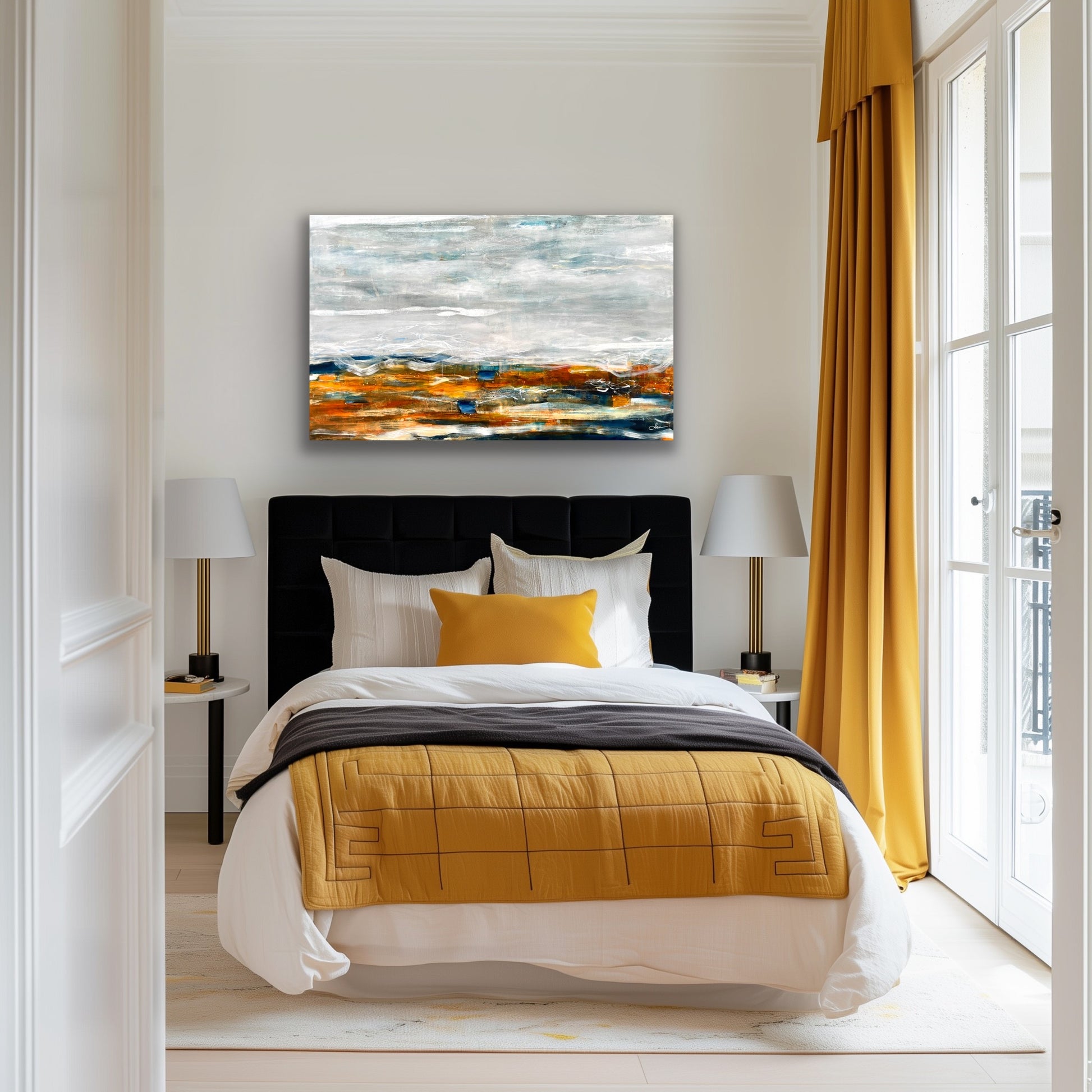 Sous un ciel d'acier - 30" x 48"