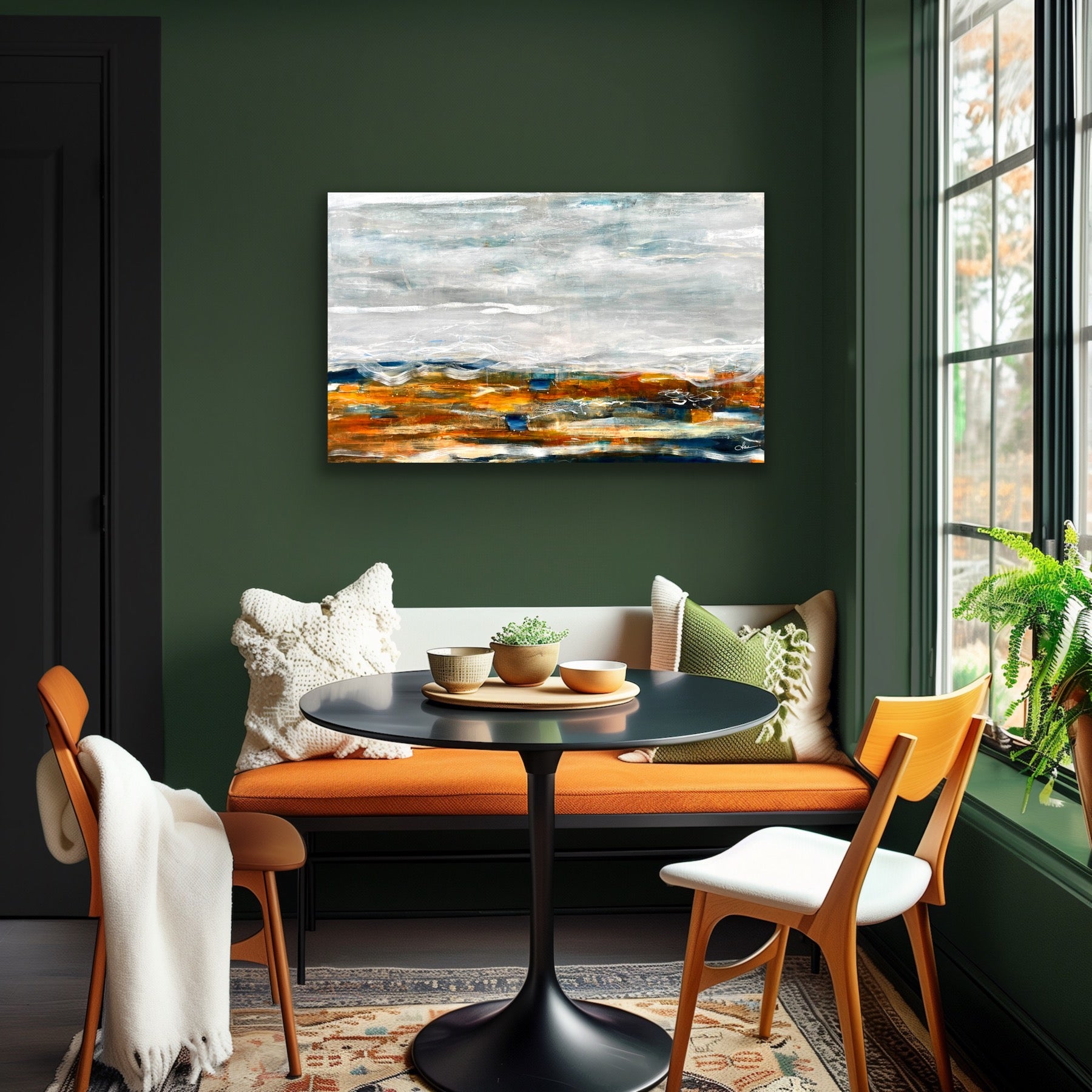 Sous un ciel d'acier - 30" x 48"