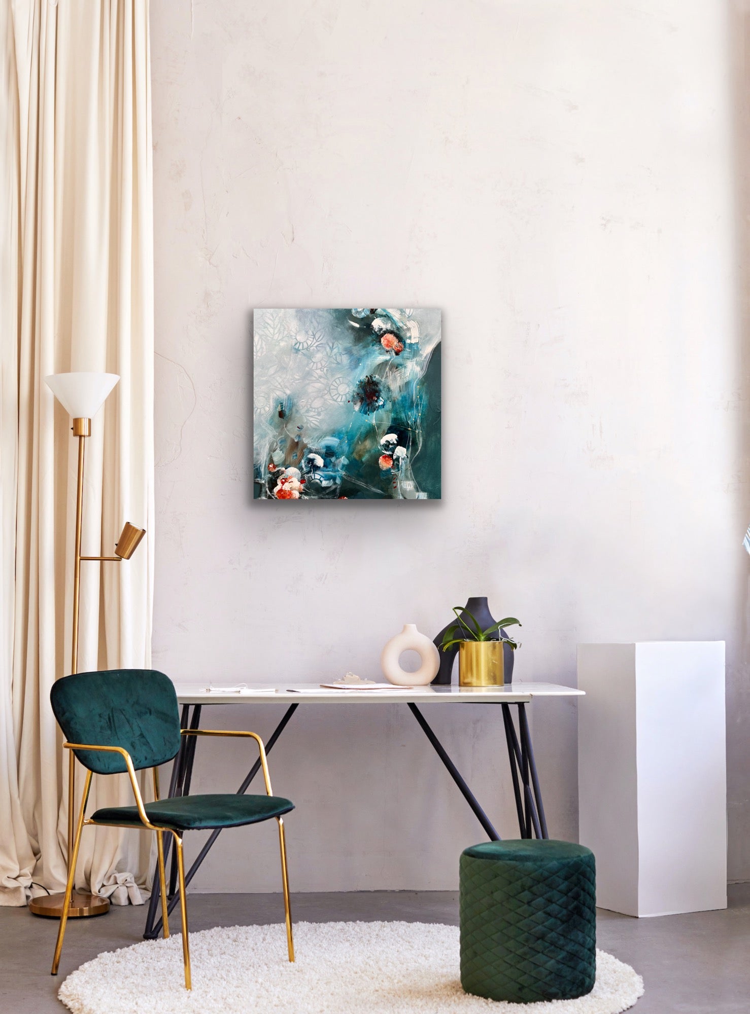 À fleur de rêve - 24" x 24"