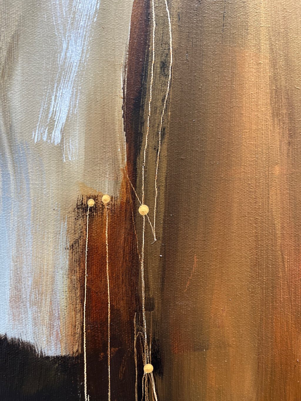 Tiré par les ficelles - 16" x 16"