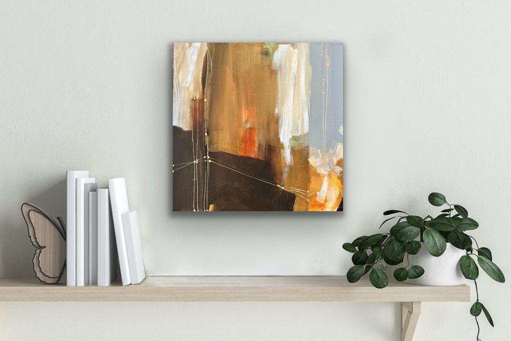 Tiré par les ficelles - 16" x 16"