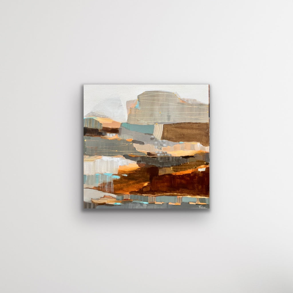 Vers la rivière - 18 x 18