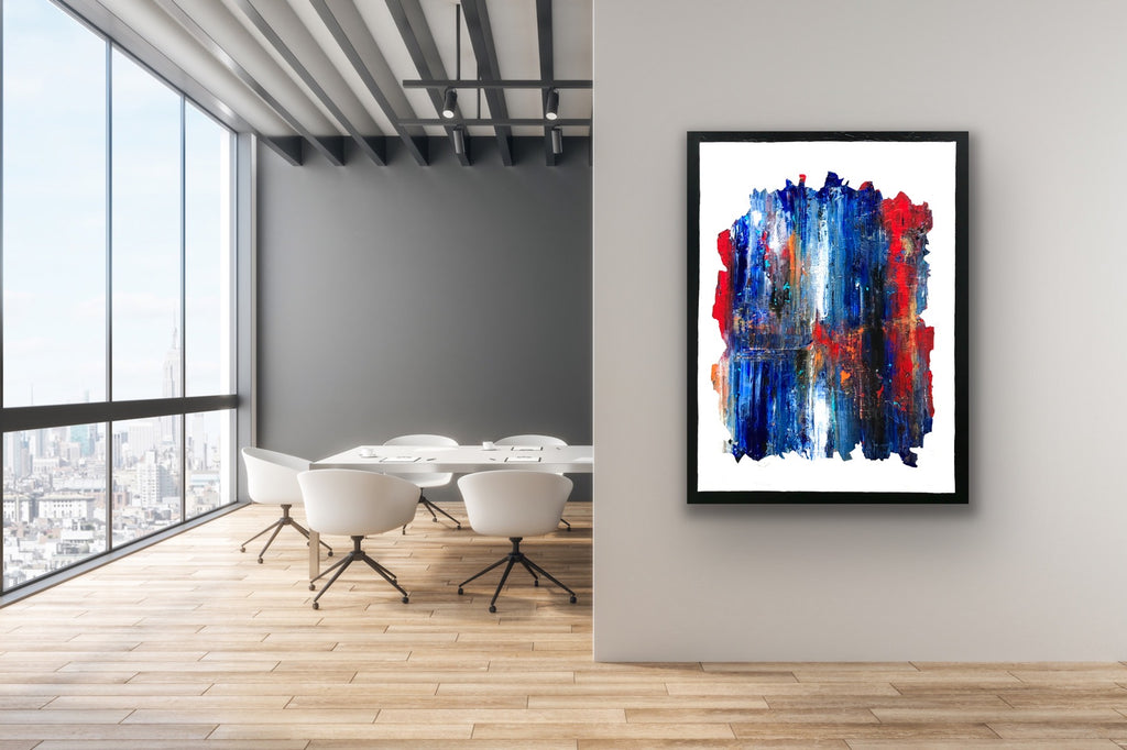 Behind the wall - 48"x 36"