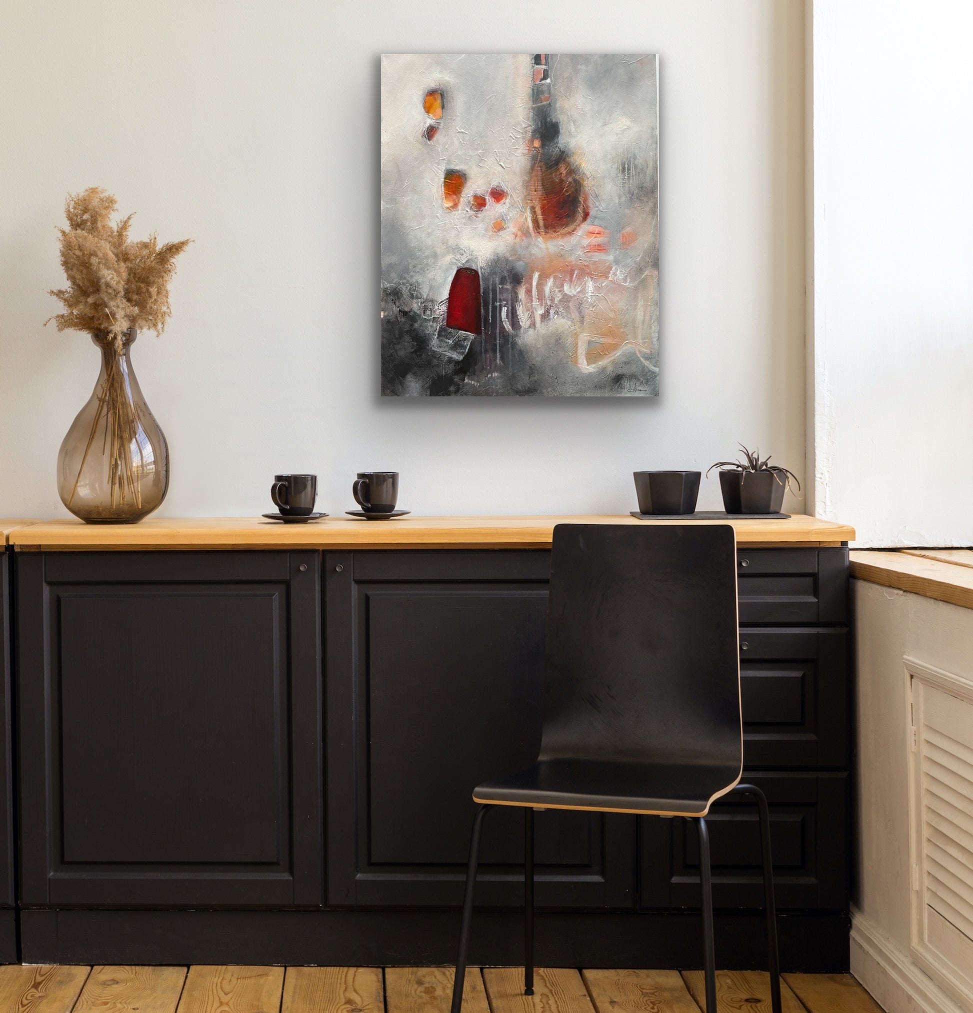 La porte rouge - 30"x24"