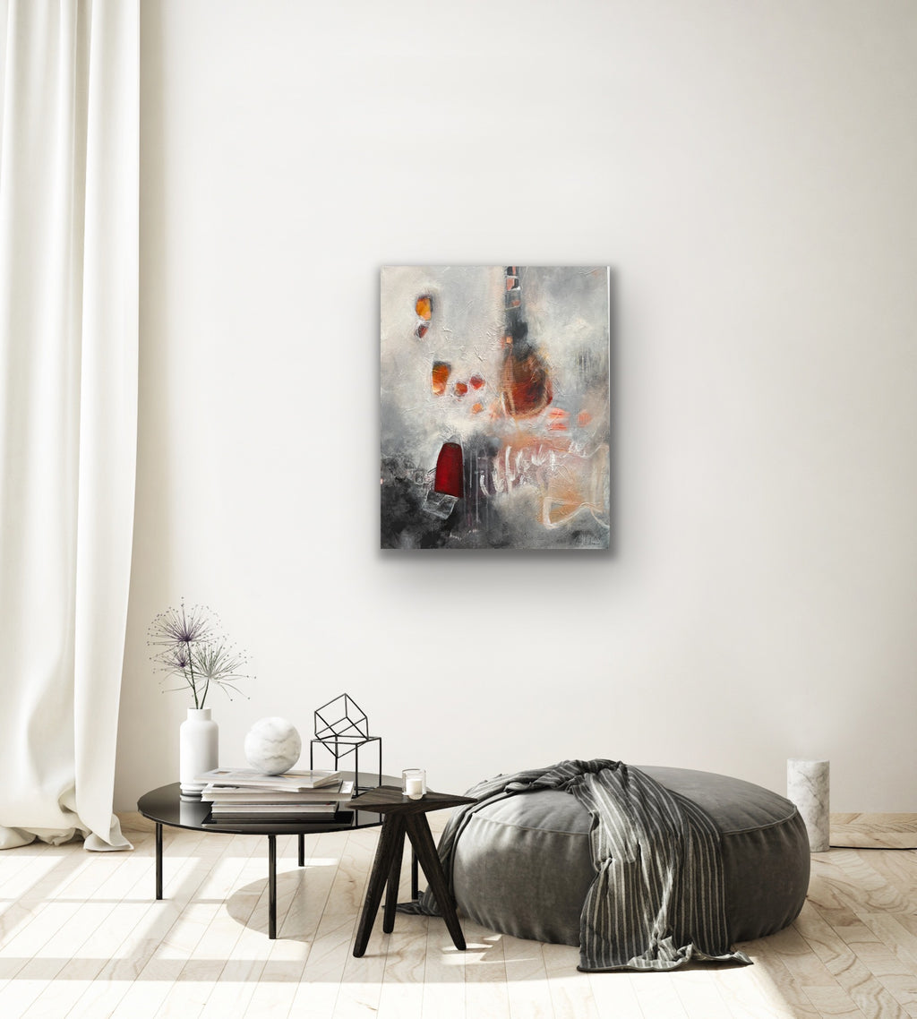 La porte rouge - 30"x24"