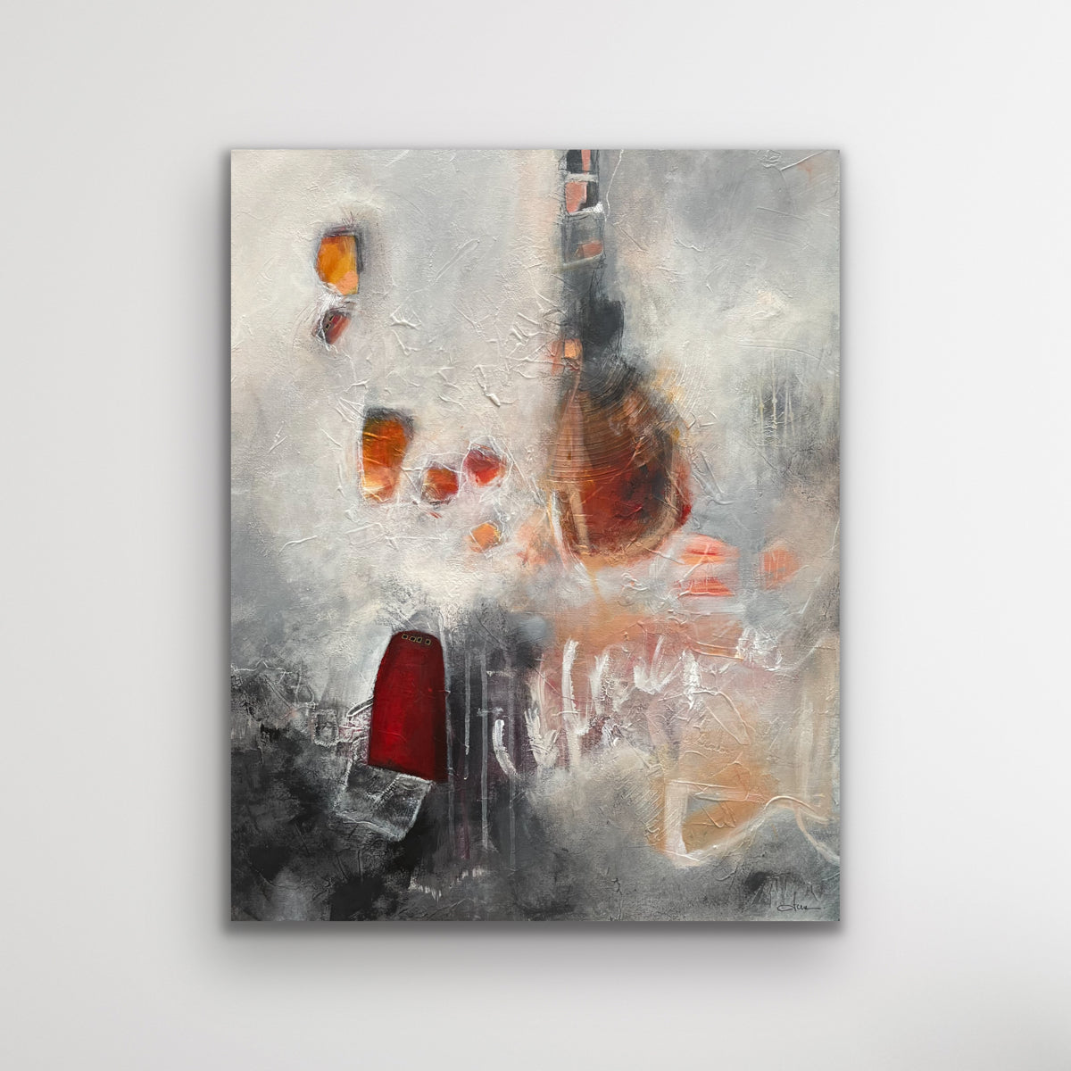 La porte rouge - 30"x24"