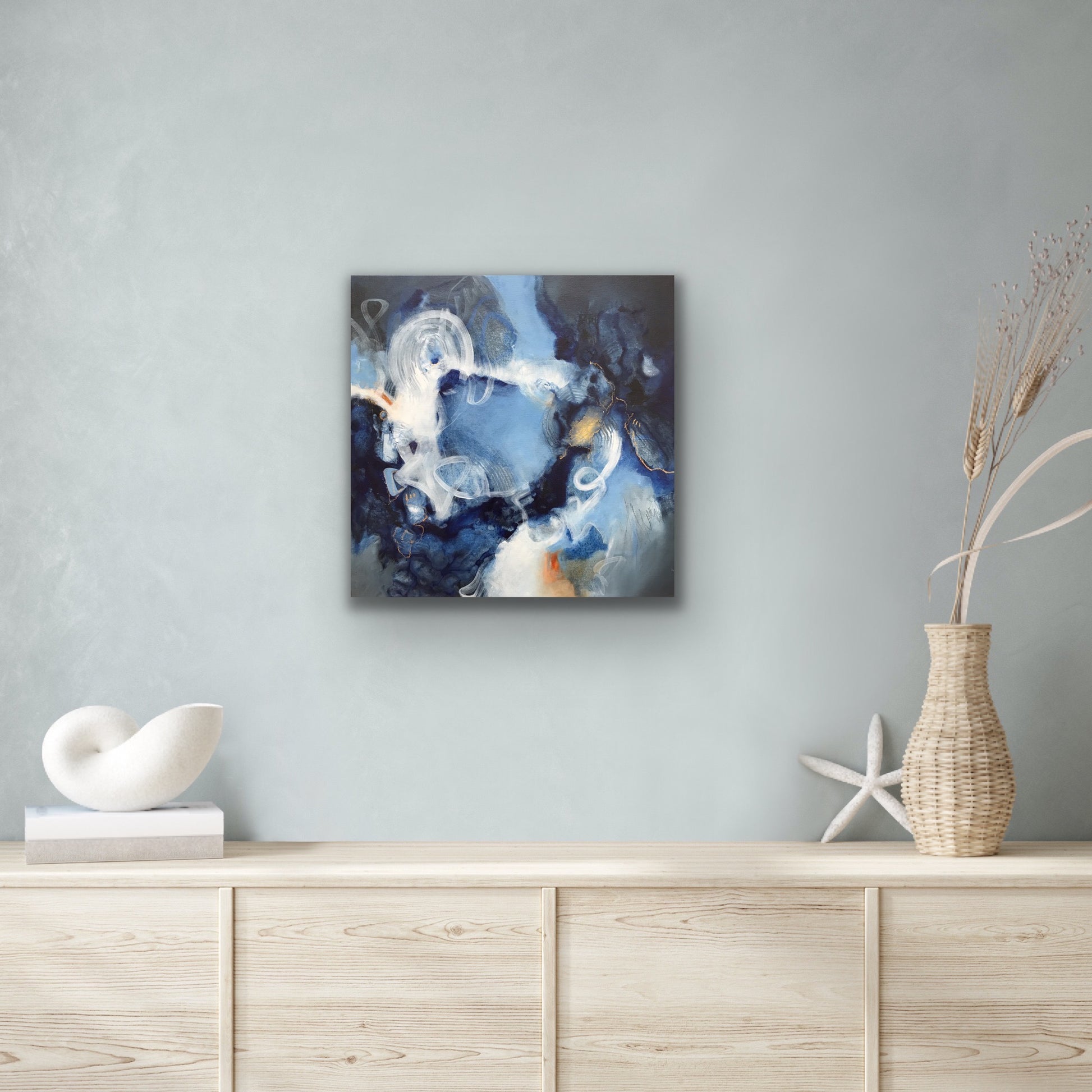 Contre vents et marées - 16" x 16"