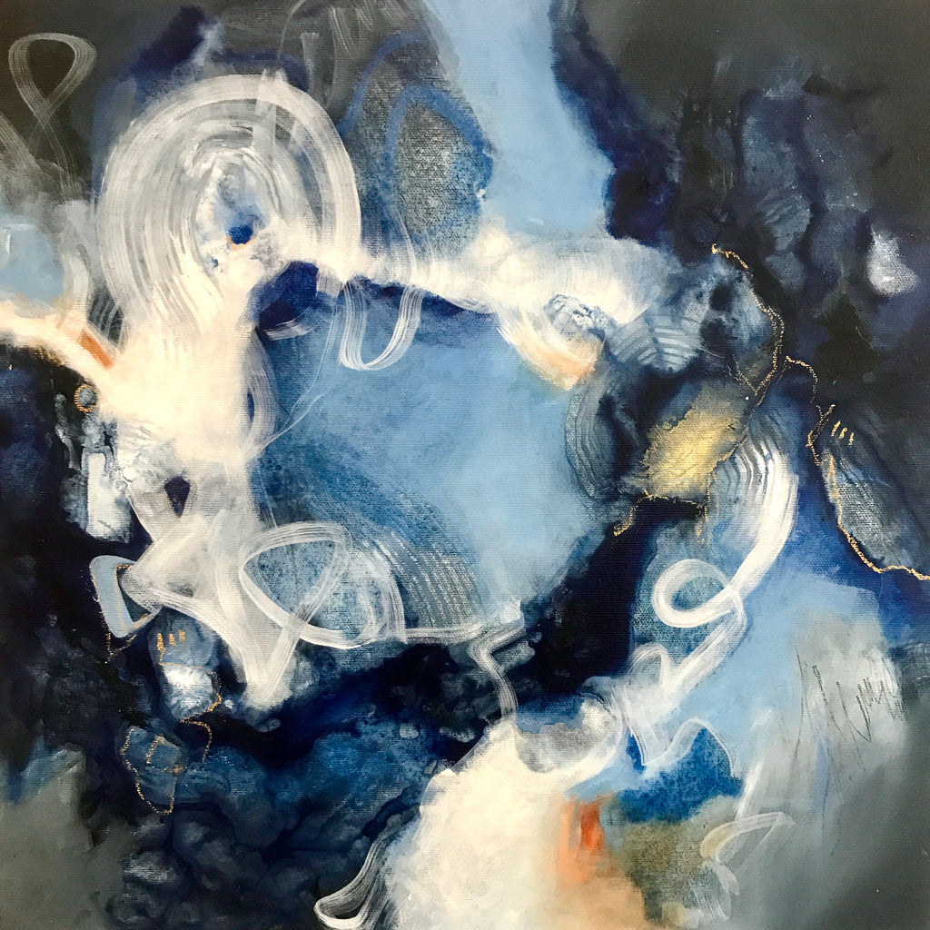 Contre vents et marées - 16" x 16"