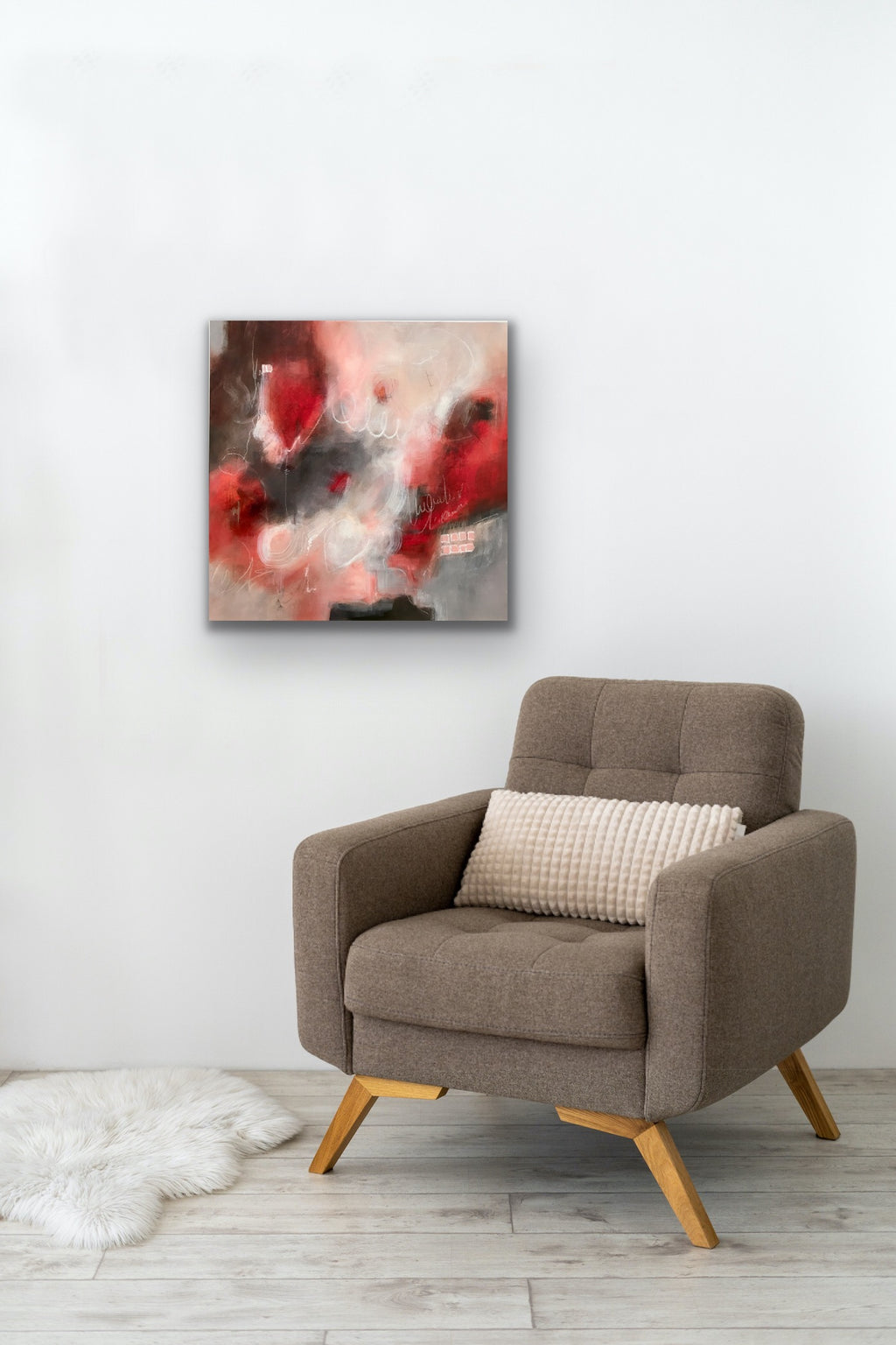 Quand mon coeur chavire - 24" x 24"