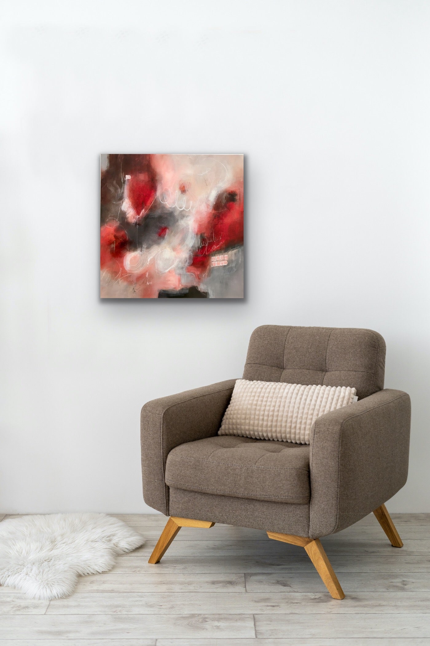 Quand mon coeur chavire - 24" x 24"