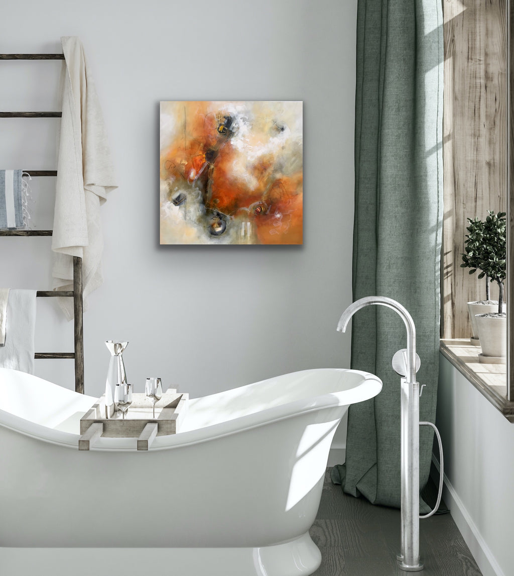 L'effet domino - 30" x 30"