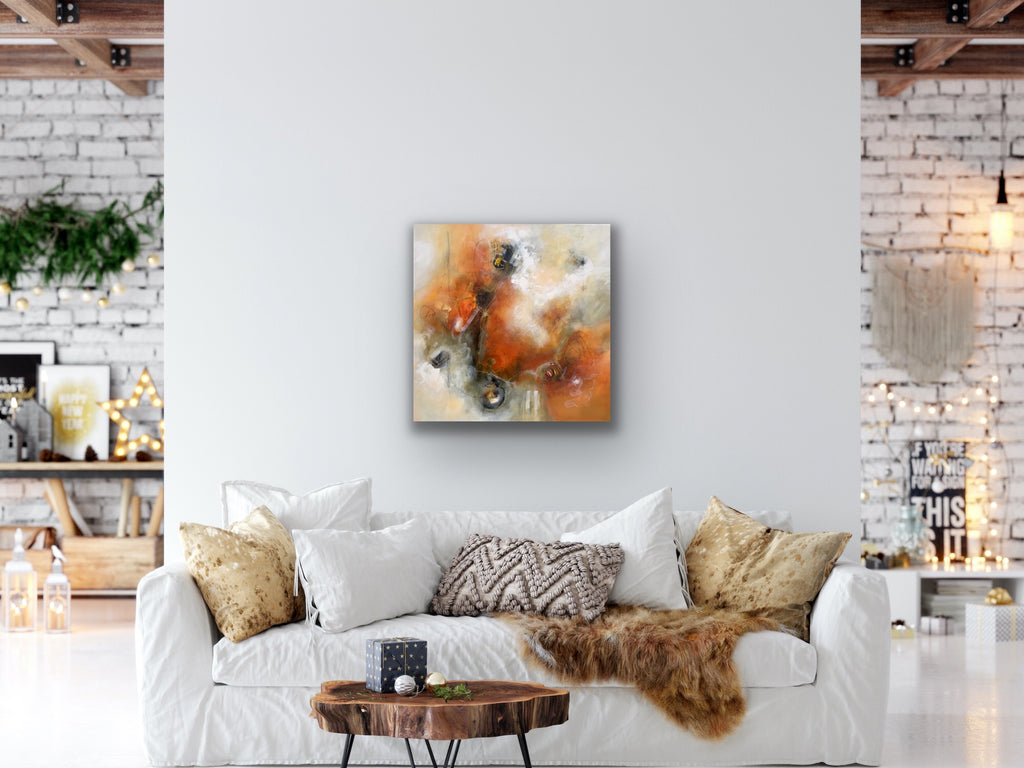 L'effet domino - 30" x 30"