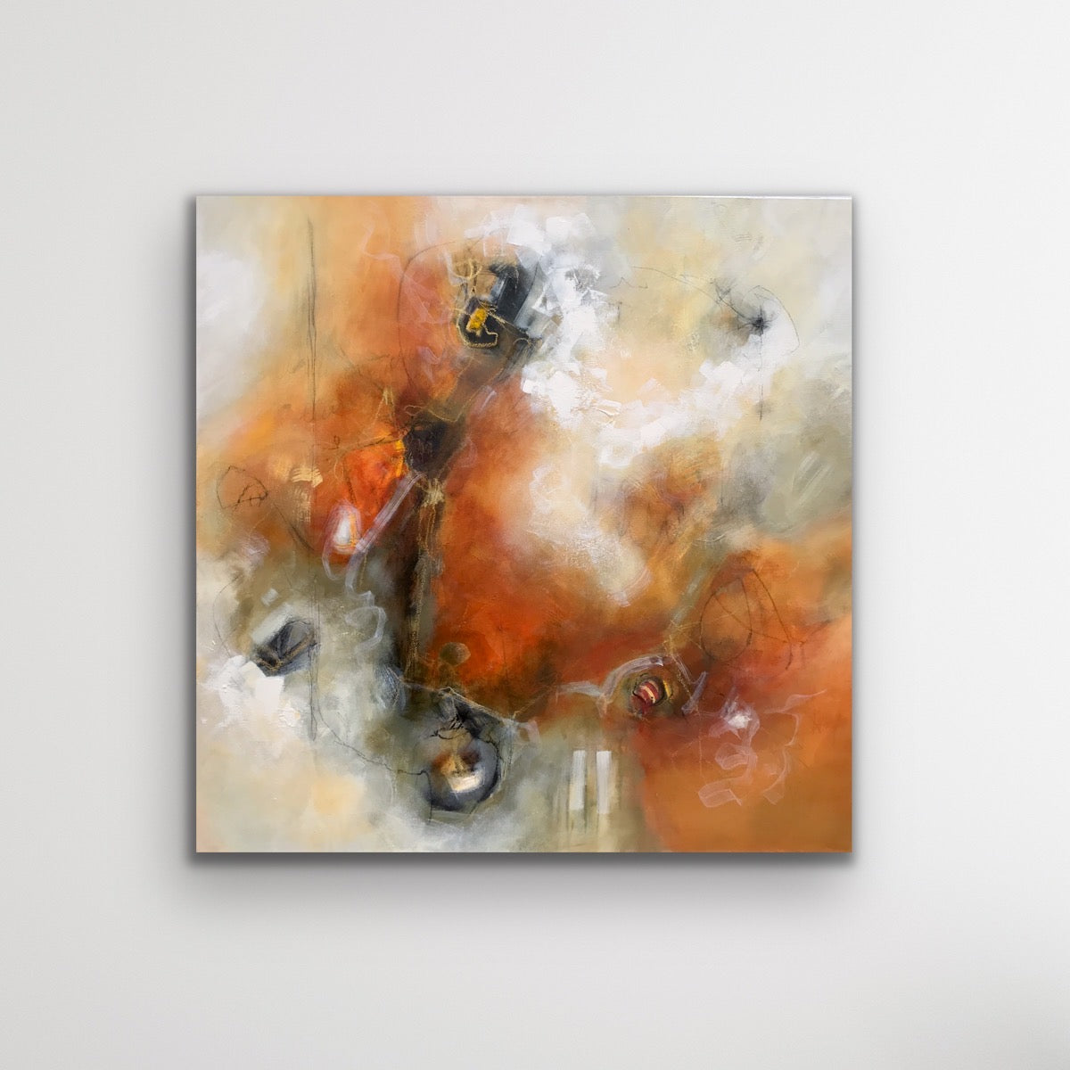 L'effet domino - 30" x 30"