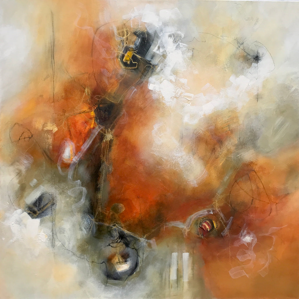 L'effet domino - 30" x 30"