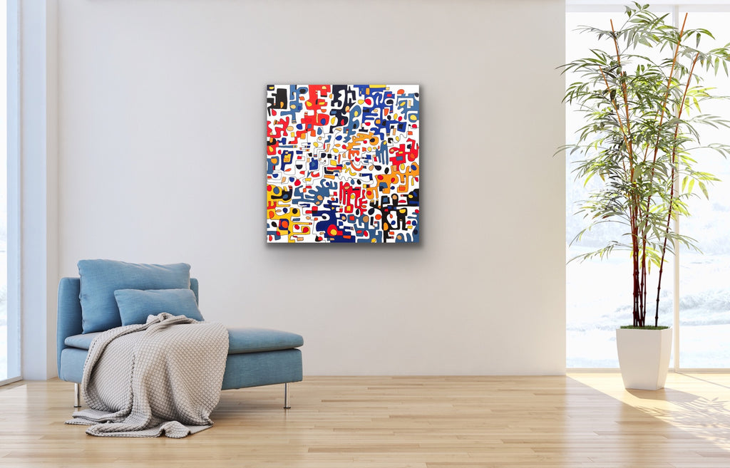 Dans ma tête - 30"x30"