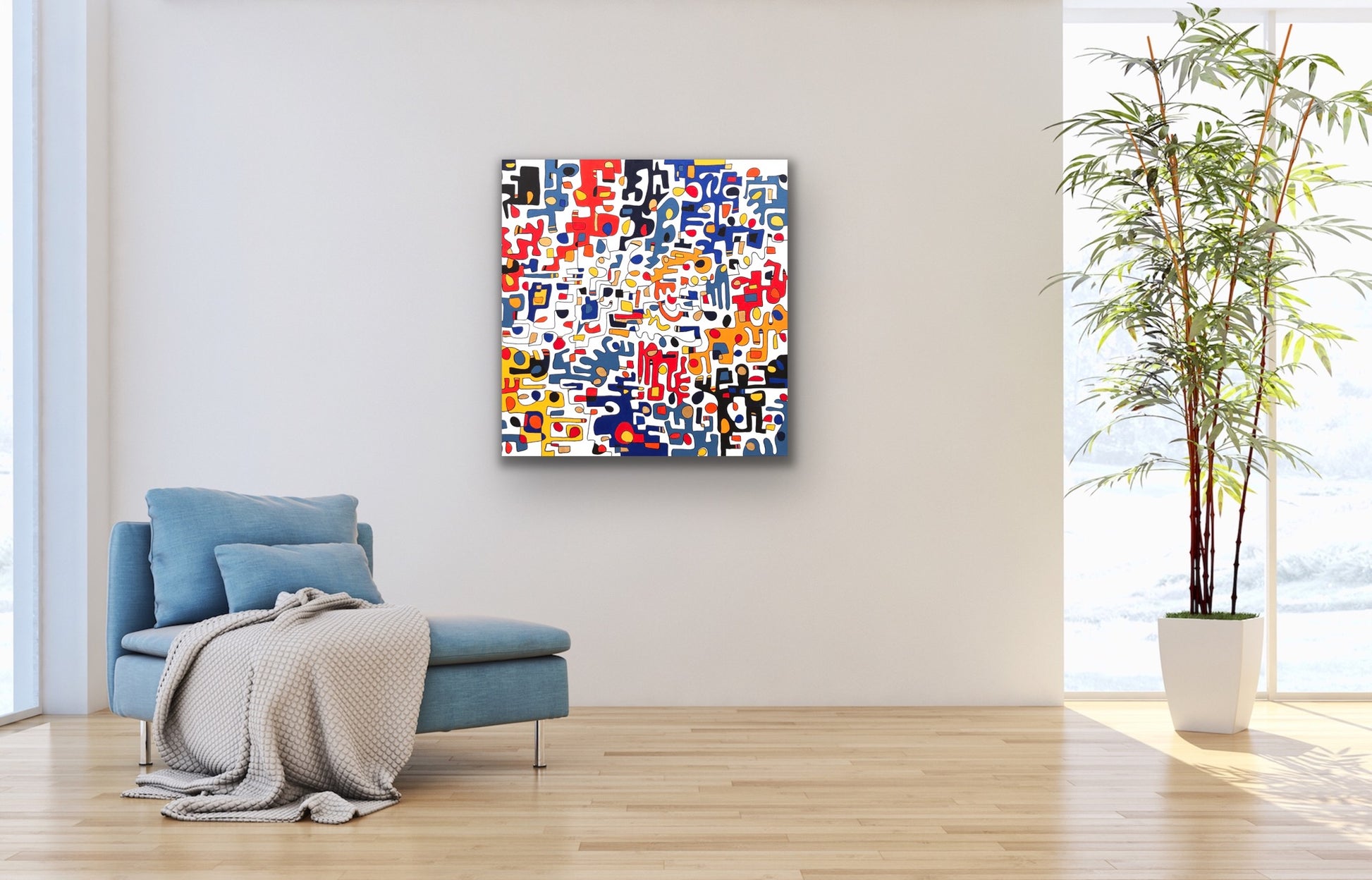 Dans ma tête - 30"x30"