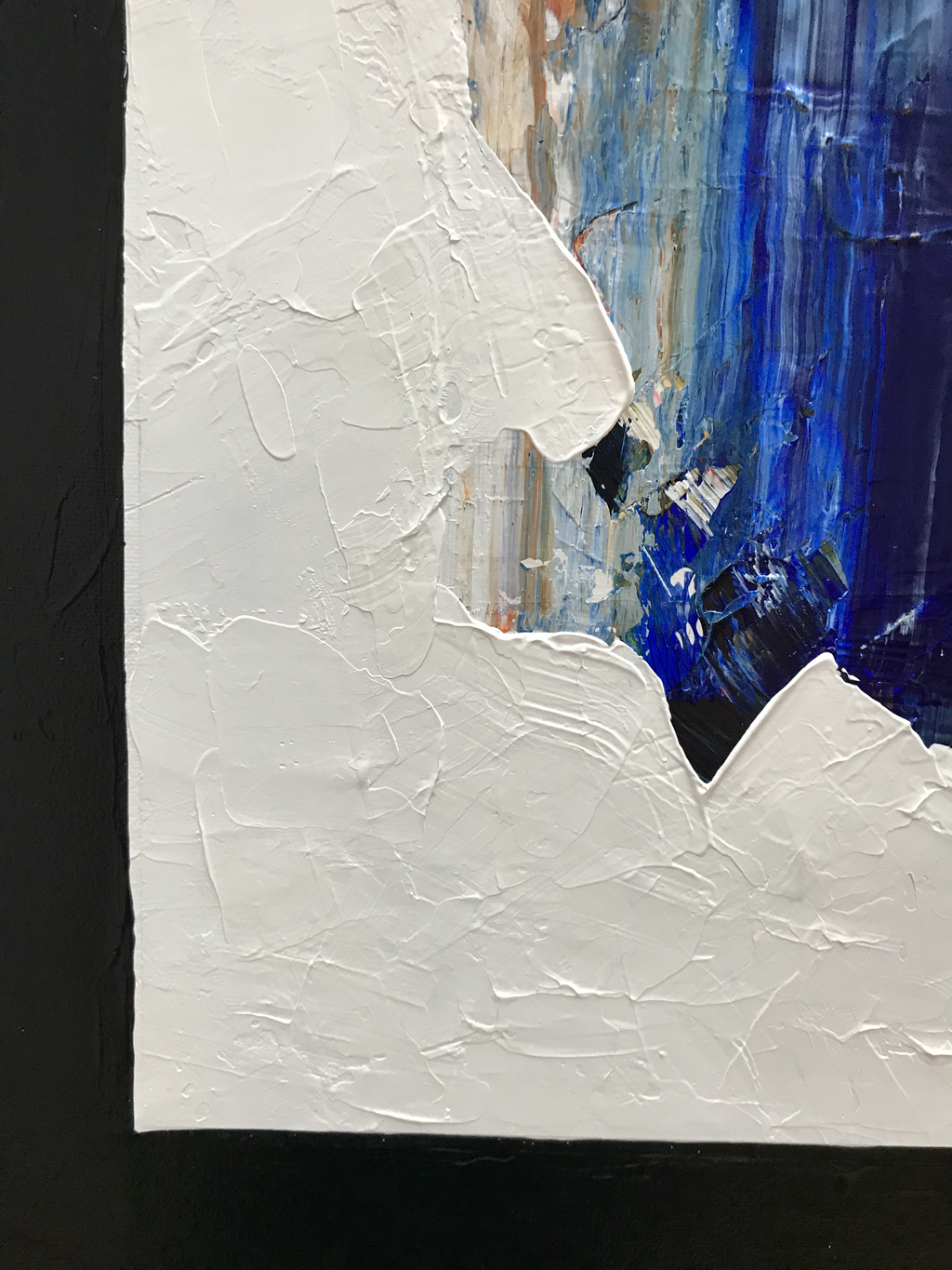 Behind the wall - 48"x 36"