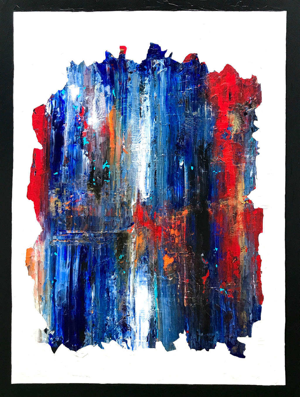 Behind the wall - 48"x 36"