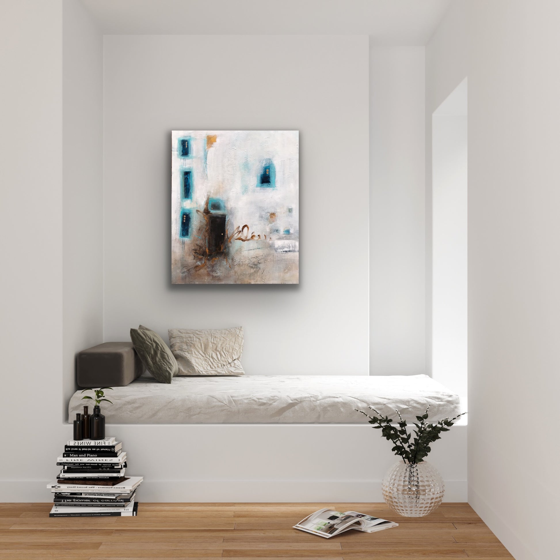 La porte noire - 36"x30"